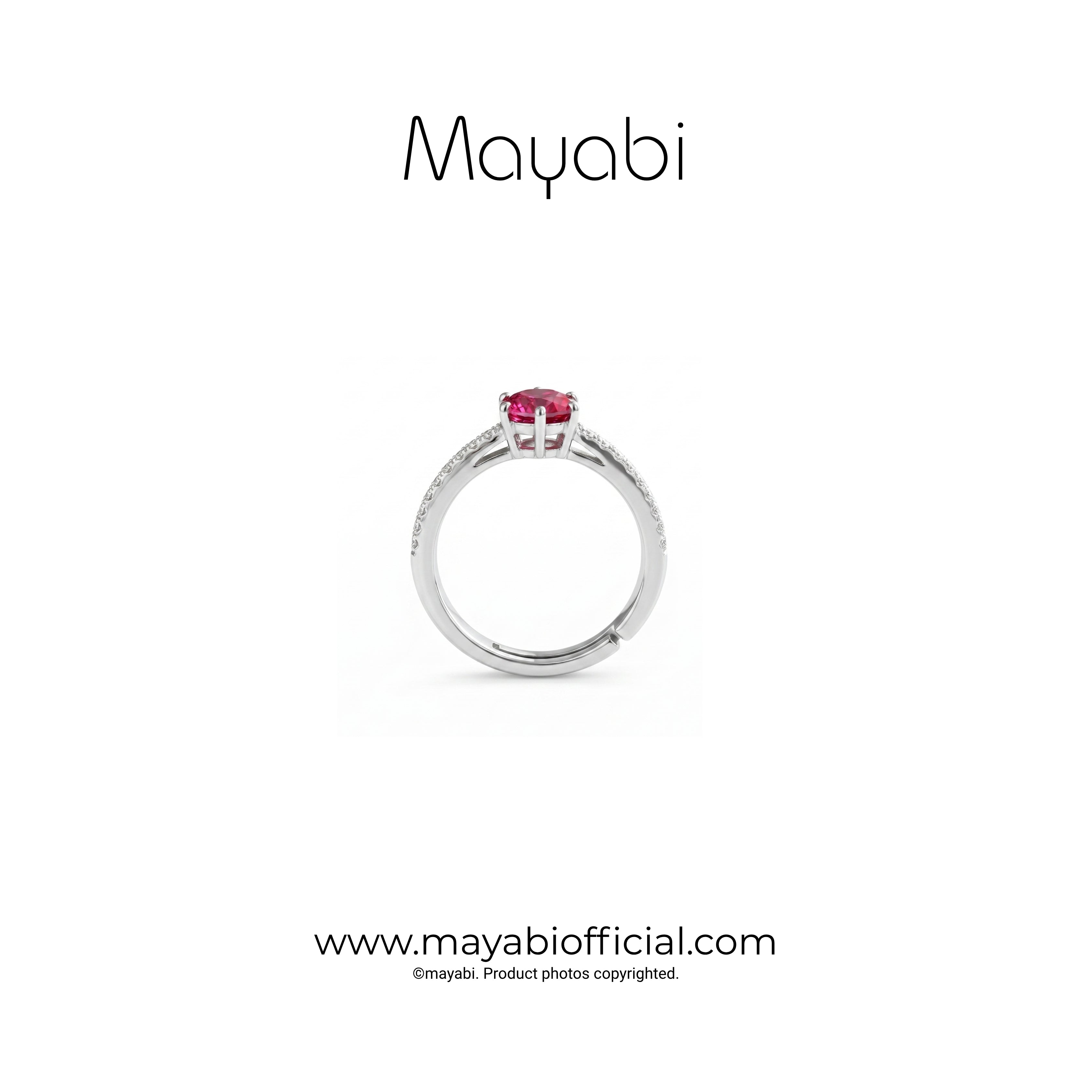 Mayabi Royal Rose – Silver Ring