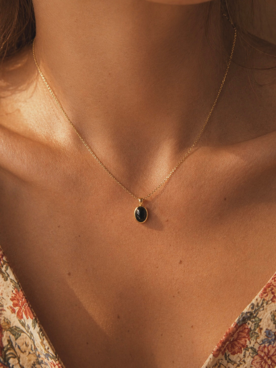 Mayabi Rosé Glow - 18K Gold Plated Necklace