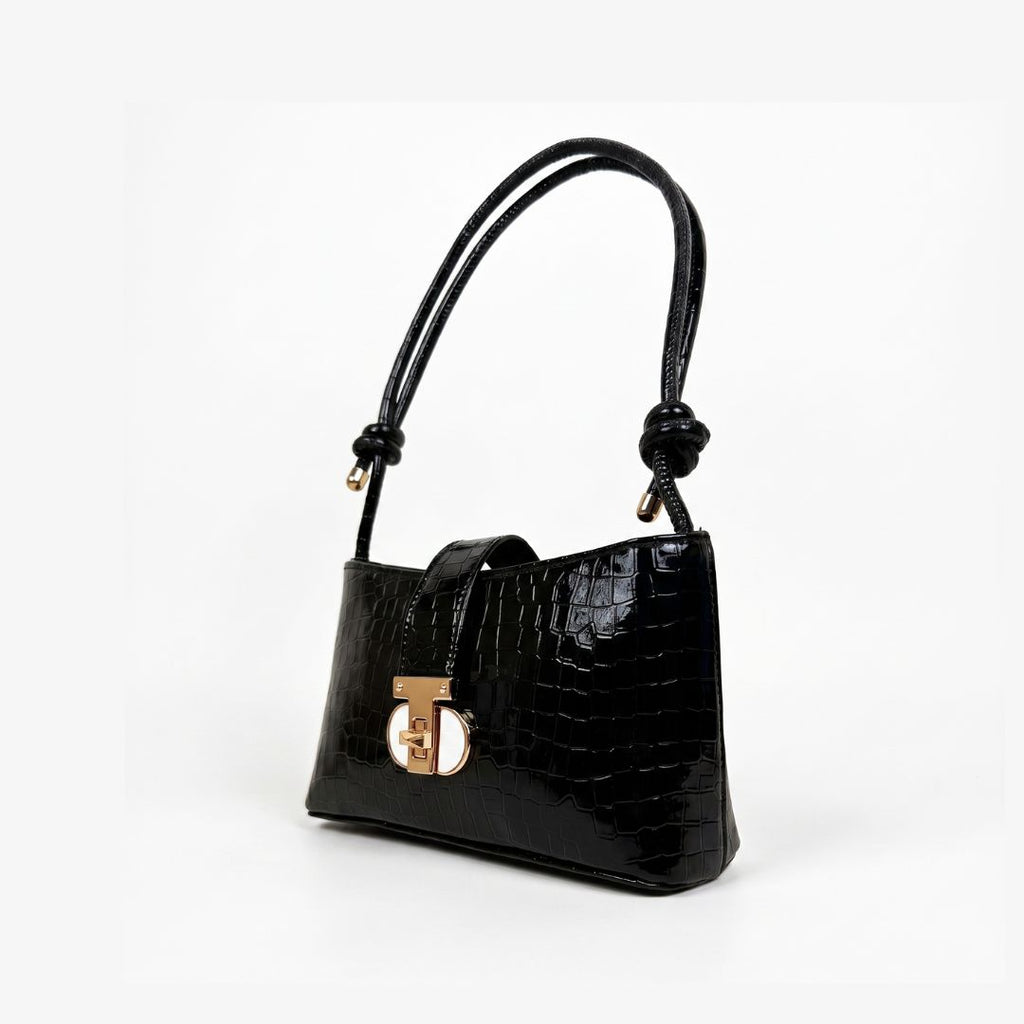 Leather Black Belle Shoulder Bag