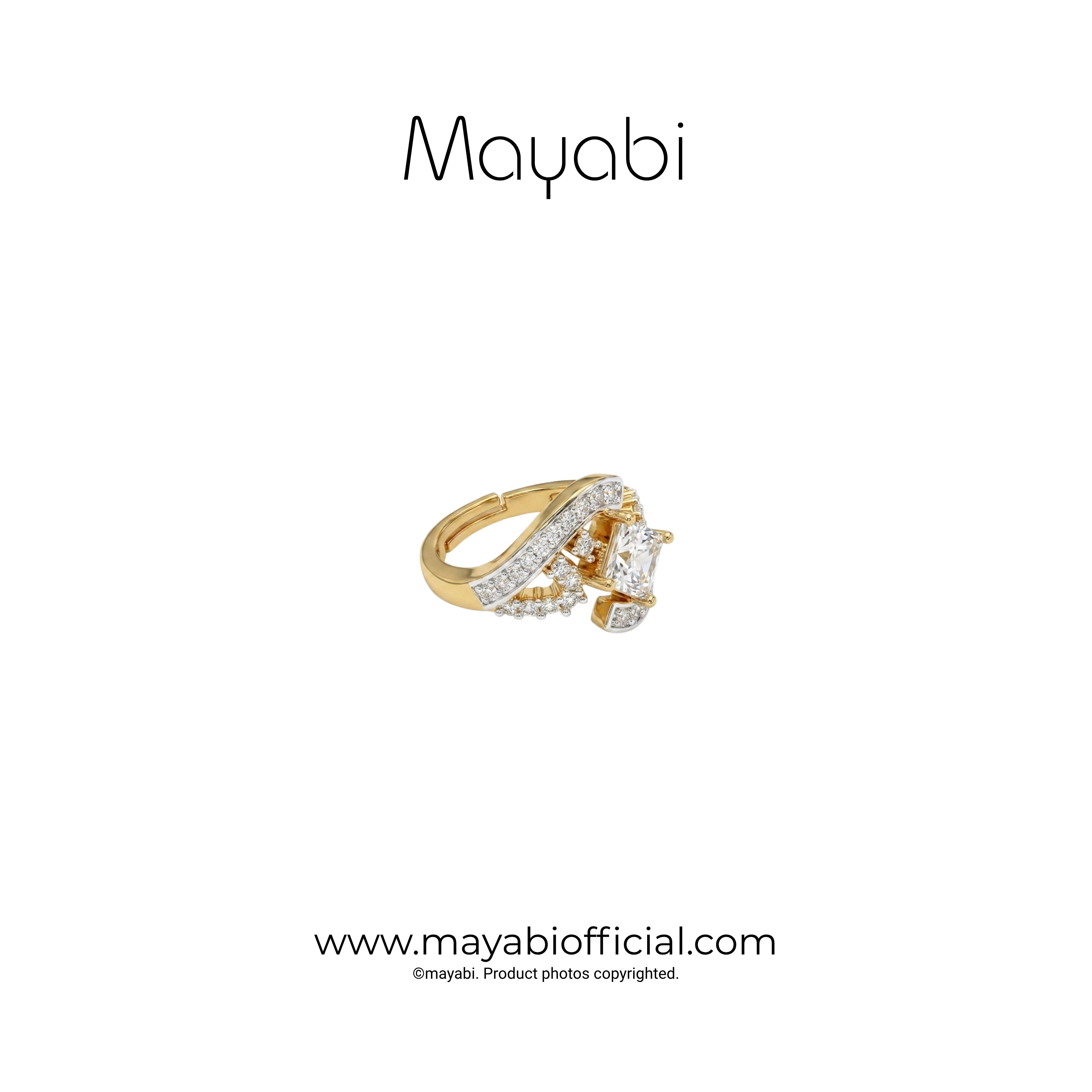 Mayabi Stellar Embrace - 18K Gold Plated Ring