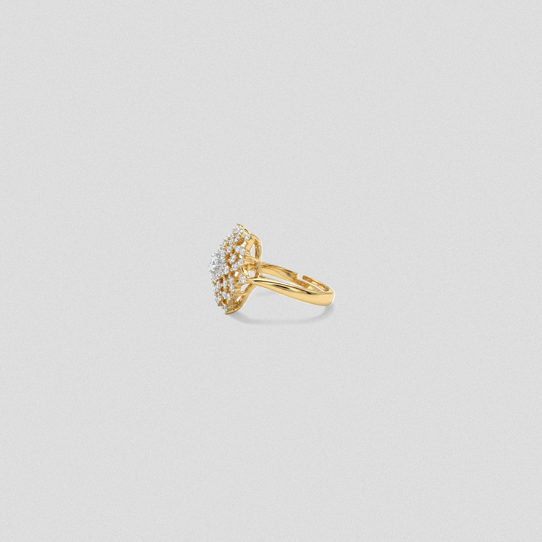 Mayabi Frostine - 18K Gold Plated Ring