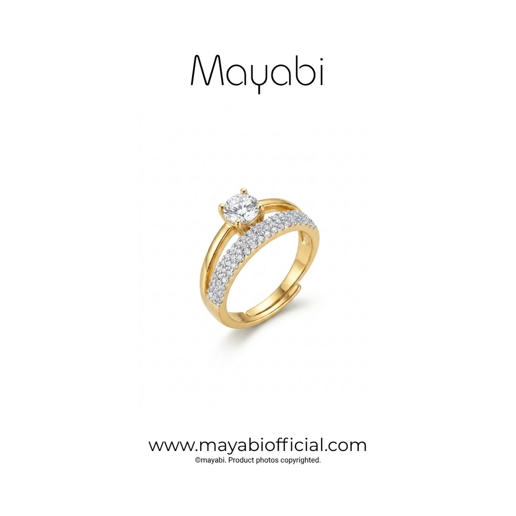 Mayabi Aimée - 18K Gold Plated Ring