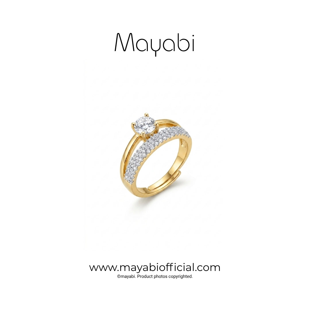 Mayabi Aimée - 18K Gold Plated Ring