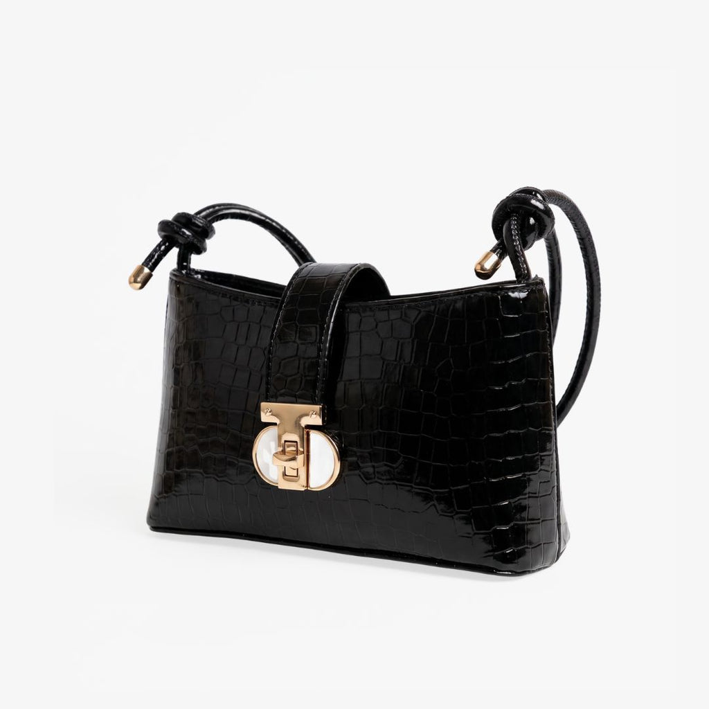 Leather Black Belle Shoulder Bag