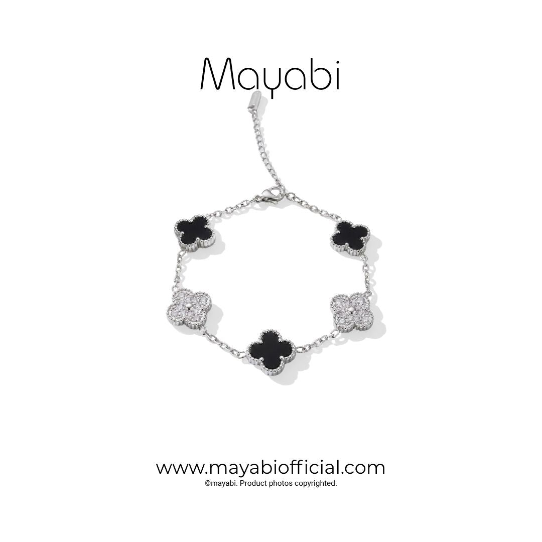 Mayabi Antique Charm – Silver Bracelet