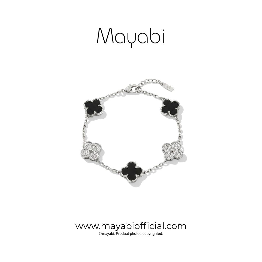 Mayabi Antique Charm – Silver Bracelet