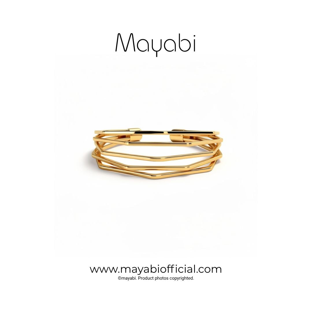 Mayabi Axis - 18K Gold Plated Bracelet