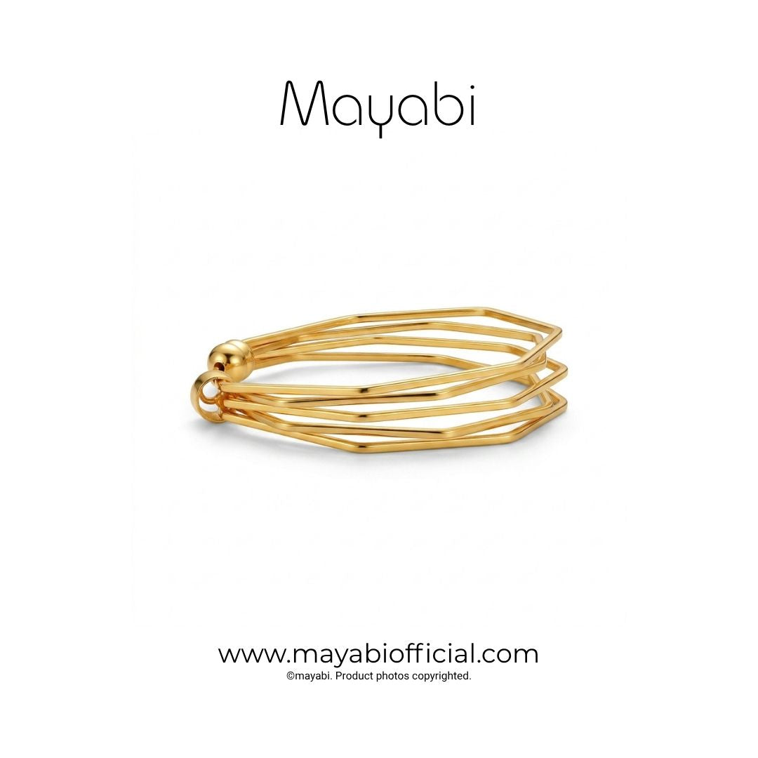 Mayabi Axis - 18K Gold Plated Bracelet