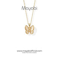 Mayabi Orlina Butterfly - 18K Gold Plated Necklace — Mayabi Official, image 1