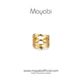 Mayabi Bella Wave - 18K Gold Plated Ring — Mayabi Official, image 1