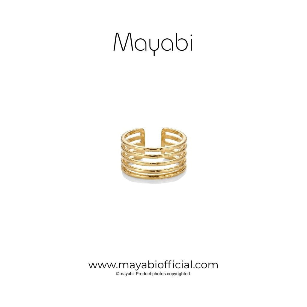Mayabi Crownline - 18K Gold Plated Ring — Mayabi Official, image 1