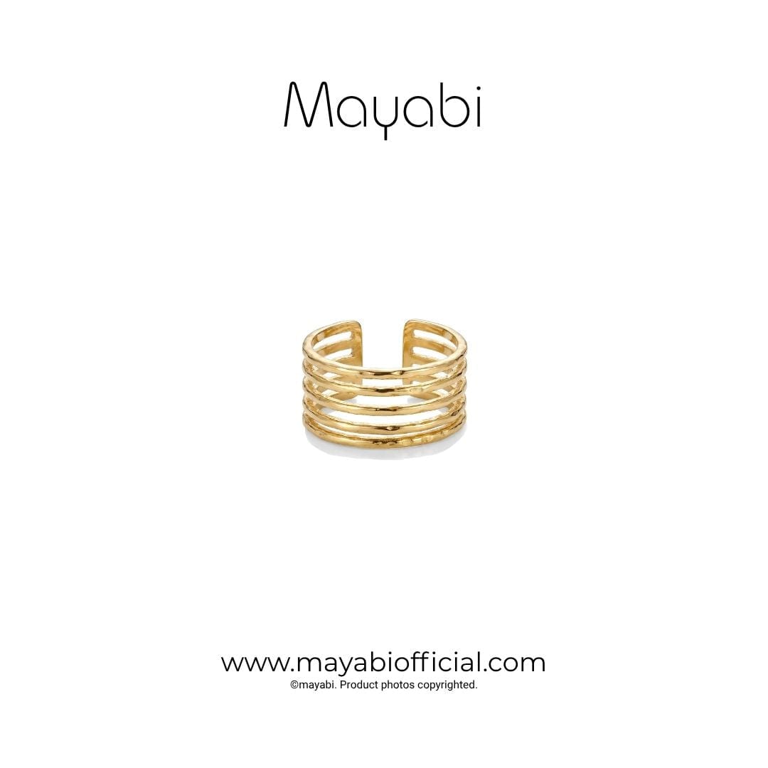 Mayabi Crownline - 18K Gold Plated Ring — Mayabi Official, image 1