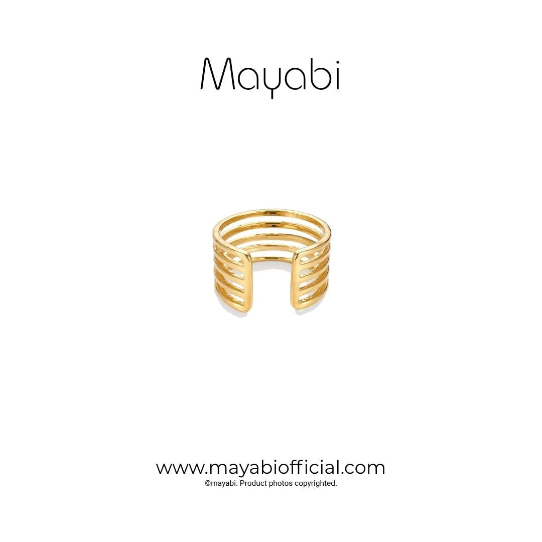 Mayabi Crownline - 18K Gold Plated Ring — Mayabi Official, image 4