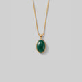 Signature Emerald 18k-gold plated chain
