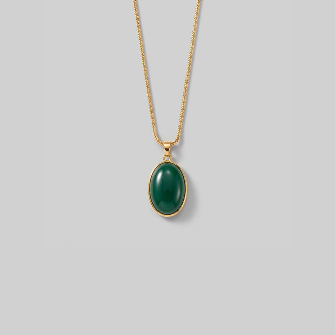 Signature Emerald 18k-gold plated chain