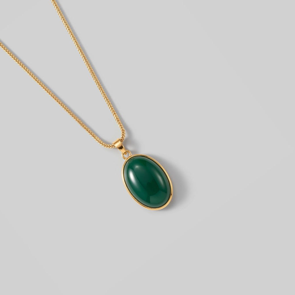 Signature Emerald 18k-gold plated chain