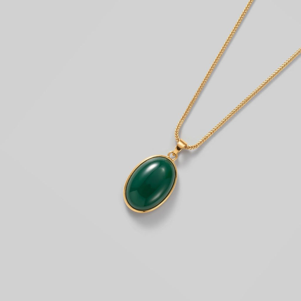 Signature Emerald 18k-gold plated chain