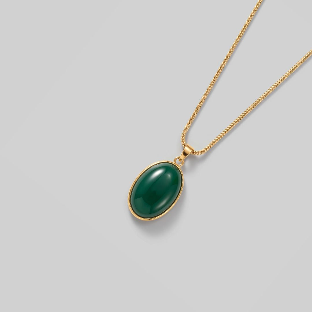 Signature Emerald 18k-gold plated chain