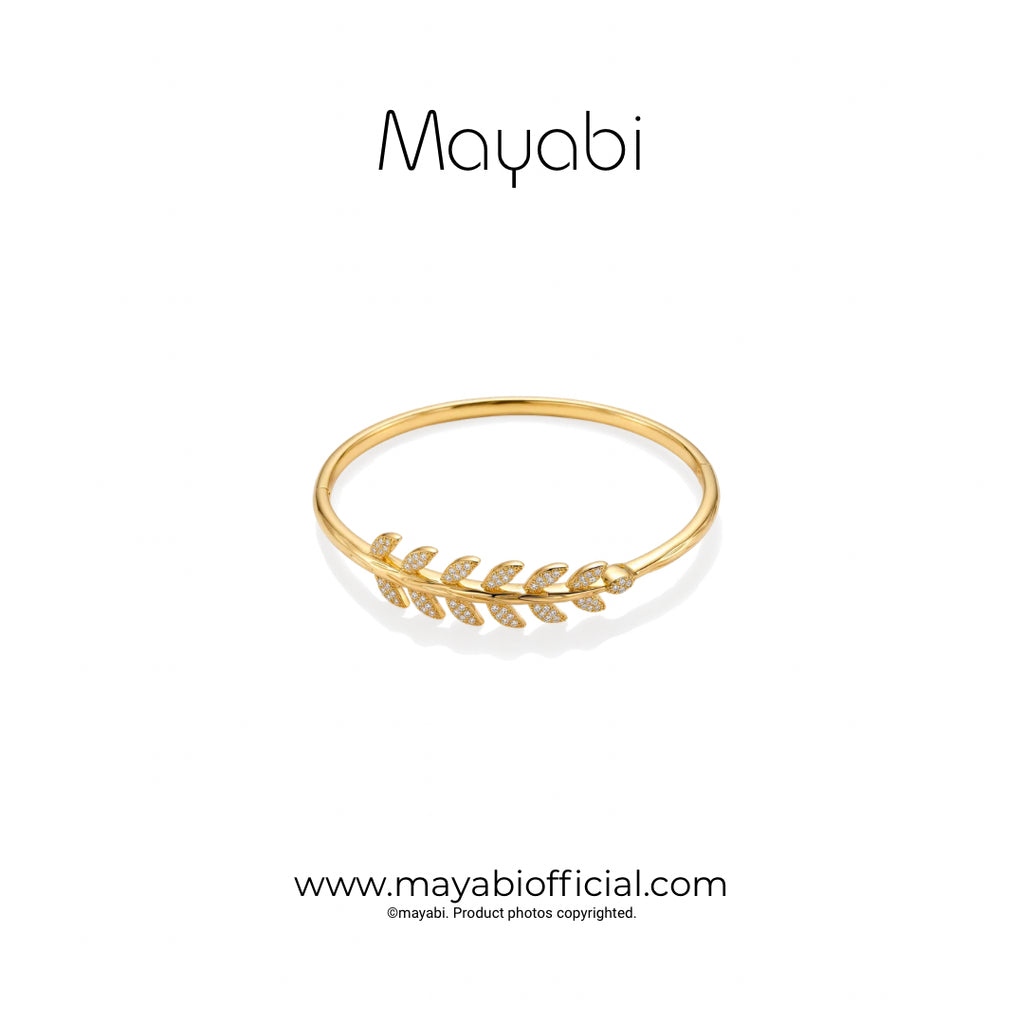 Mayabi Xyla - 18K Gold Plated Bangle