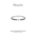 Mayabi Eternelle Noir – Black Crystal Bracelet — Mayabi Official, image 1