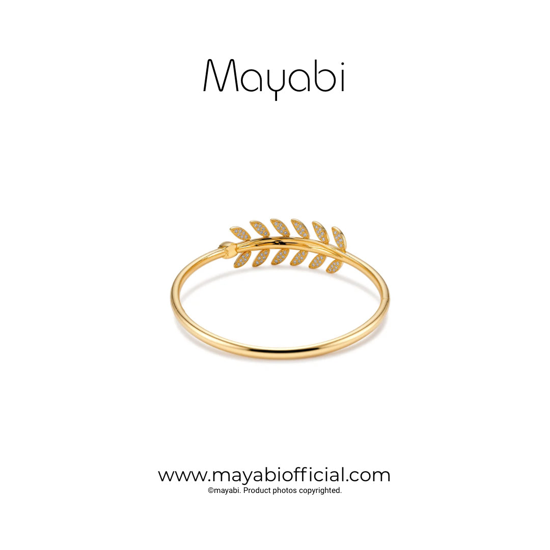 Mayabi Xyla - 18K Gold Plated Bangle