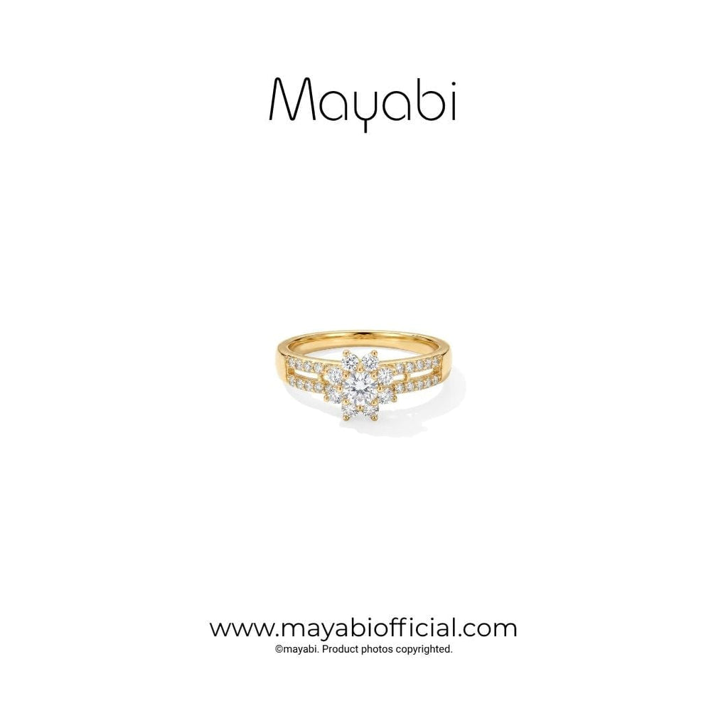 Mayabi Flora Gleam - 18K Gold Plated Ring — Mayabi Official, image 1