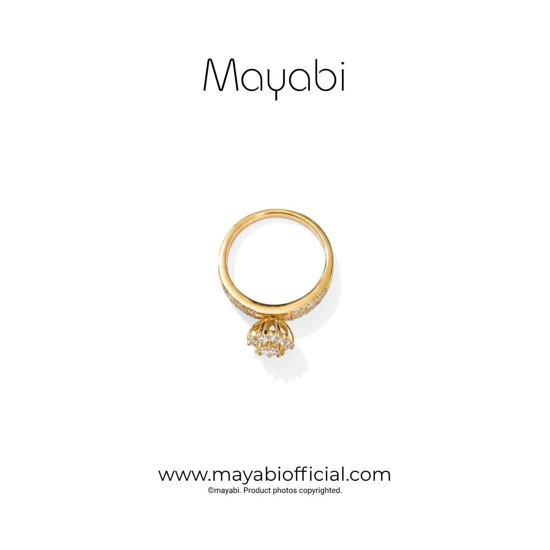 Mayabi Flora Gleam - 18K Gold Plated Ring — Mayabi Official, image 3
