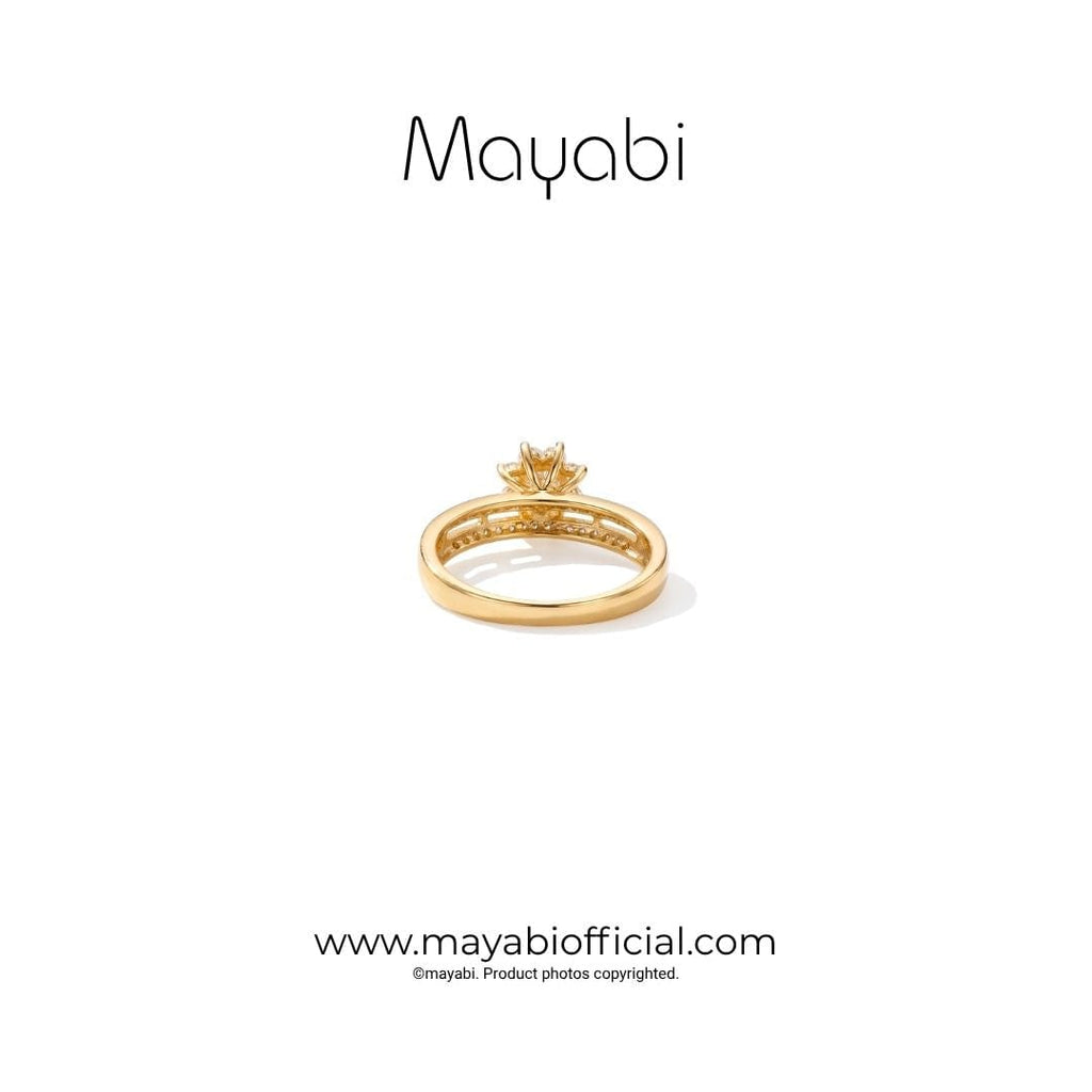 Mayabi Flora Gleam - 18K Gold Plated Ring — Mayabi Official, image 4