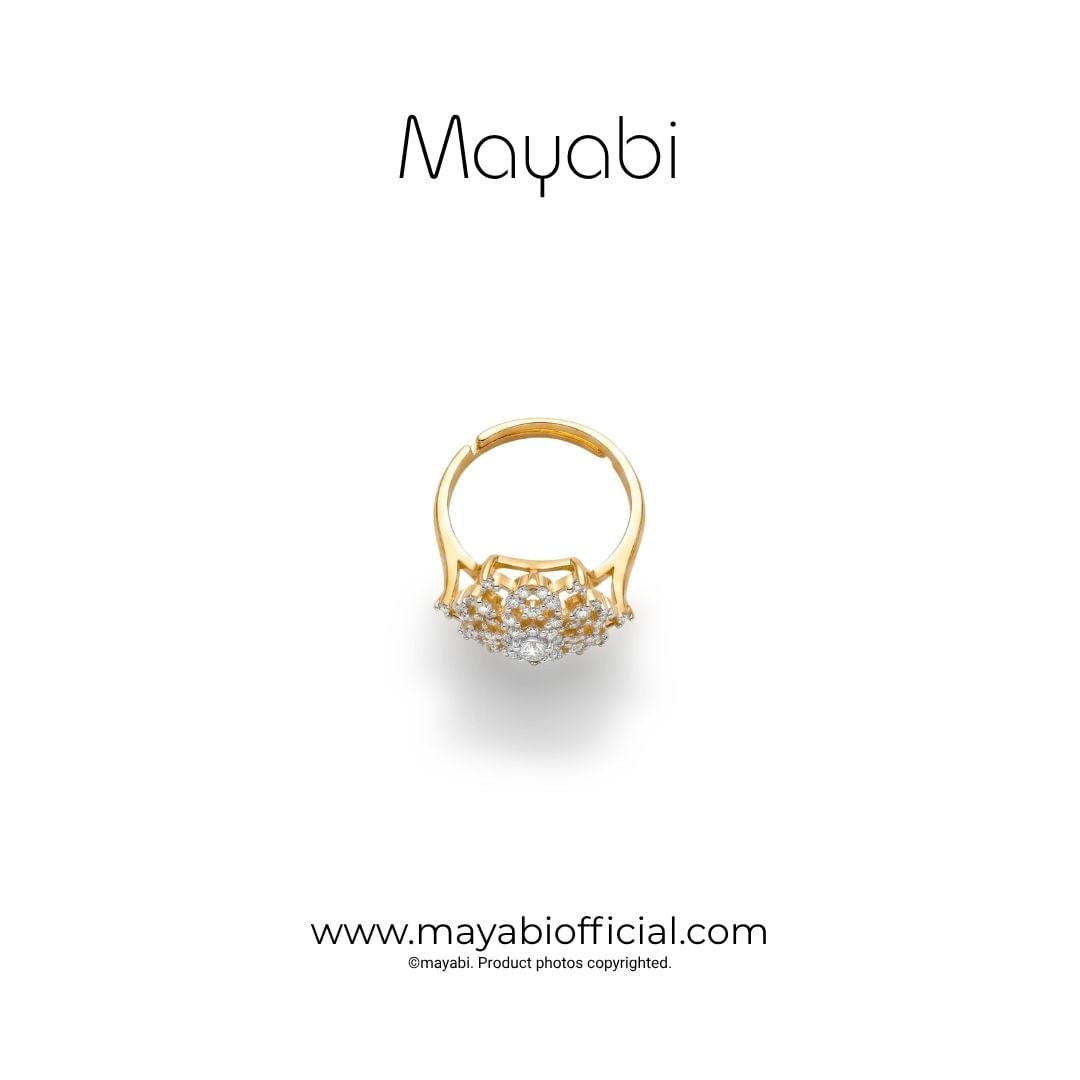 Mayabi Frostine - 18K Gold Plated Ring — Mayabi Official, image 3