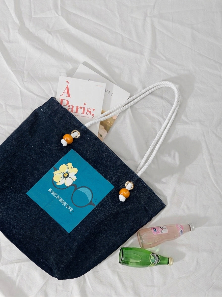 Mayabi Washed Denim Tote