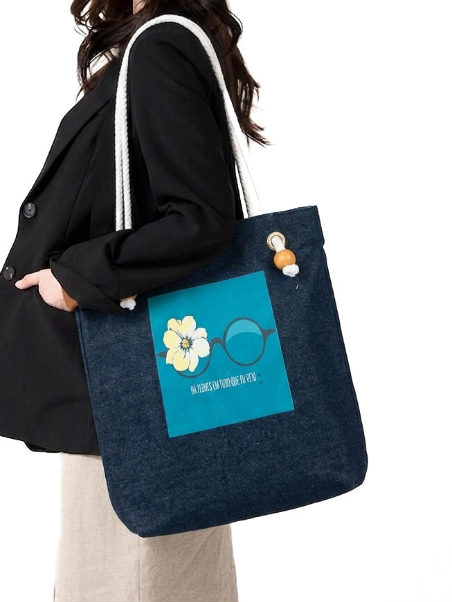 Mayabi Washed Denim Tote