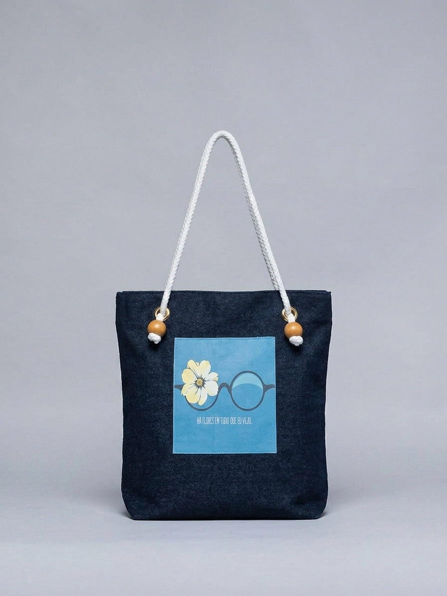 Mayabi Washed Denim Tote