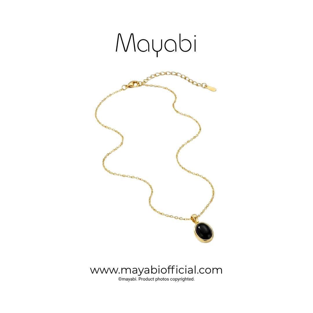 Mayabi Rosé Glow - 18K Gold Plated Necklace