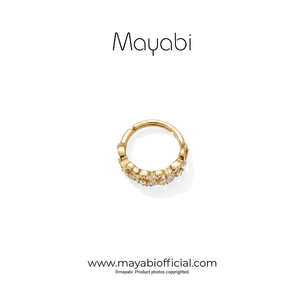 Mayabi Luxe Bloom - 18K Gold Plated Ring — Mayabi Official, image 3