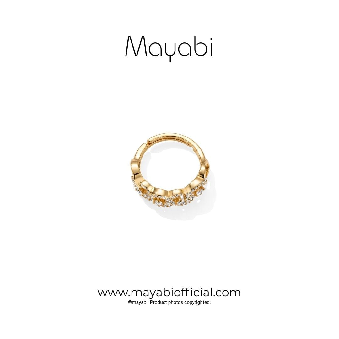 Mayabi Luxe Bloom - 18K Gold Plated Ring — Mayabi Official, image 3