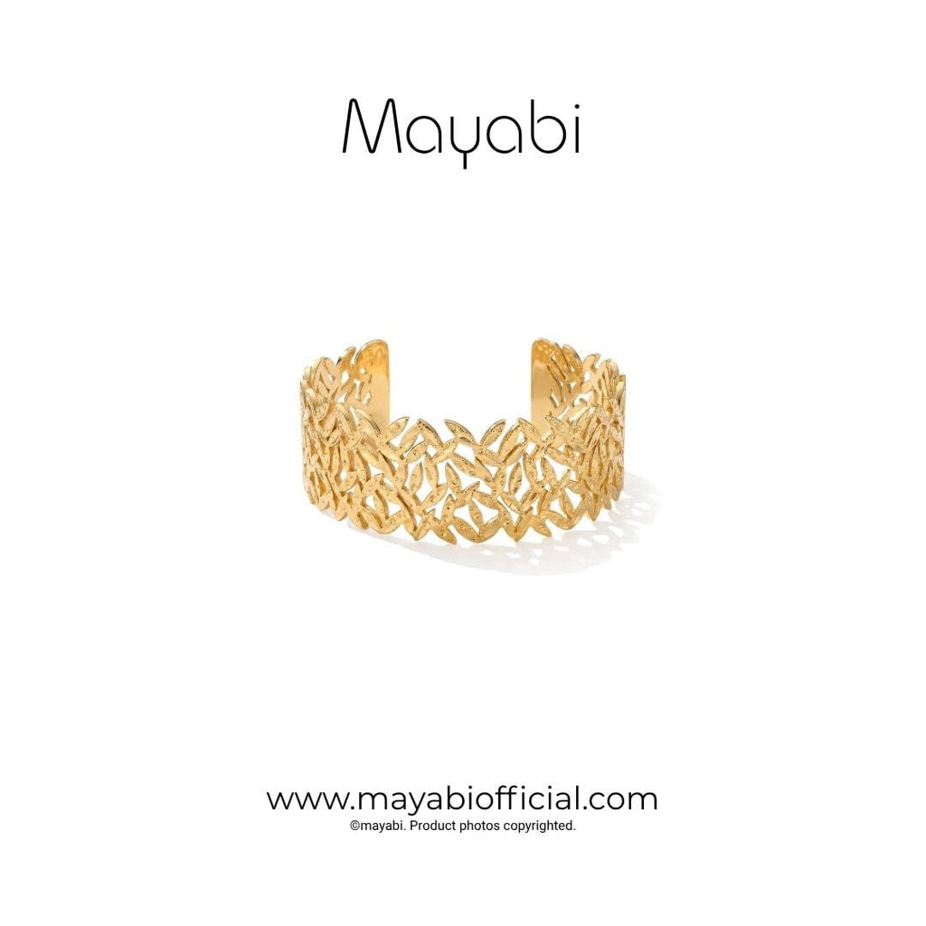 Mayabi Tiara 18K Gold Plated Bracelet — Mayabi Official, image 1