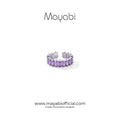 Mayabi Purple Spark - Silver Ring — Mayabi Official, image 1