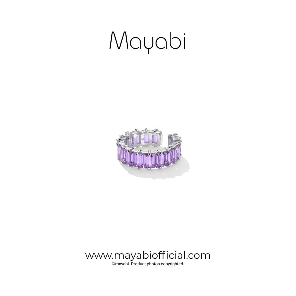 Mayabi Purple Spark - Silver Ring — Mayabi Official, image 2