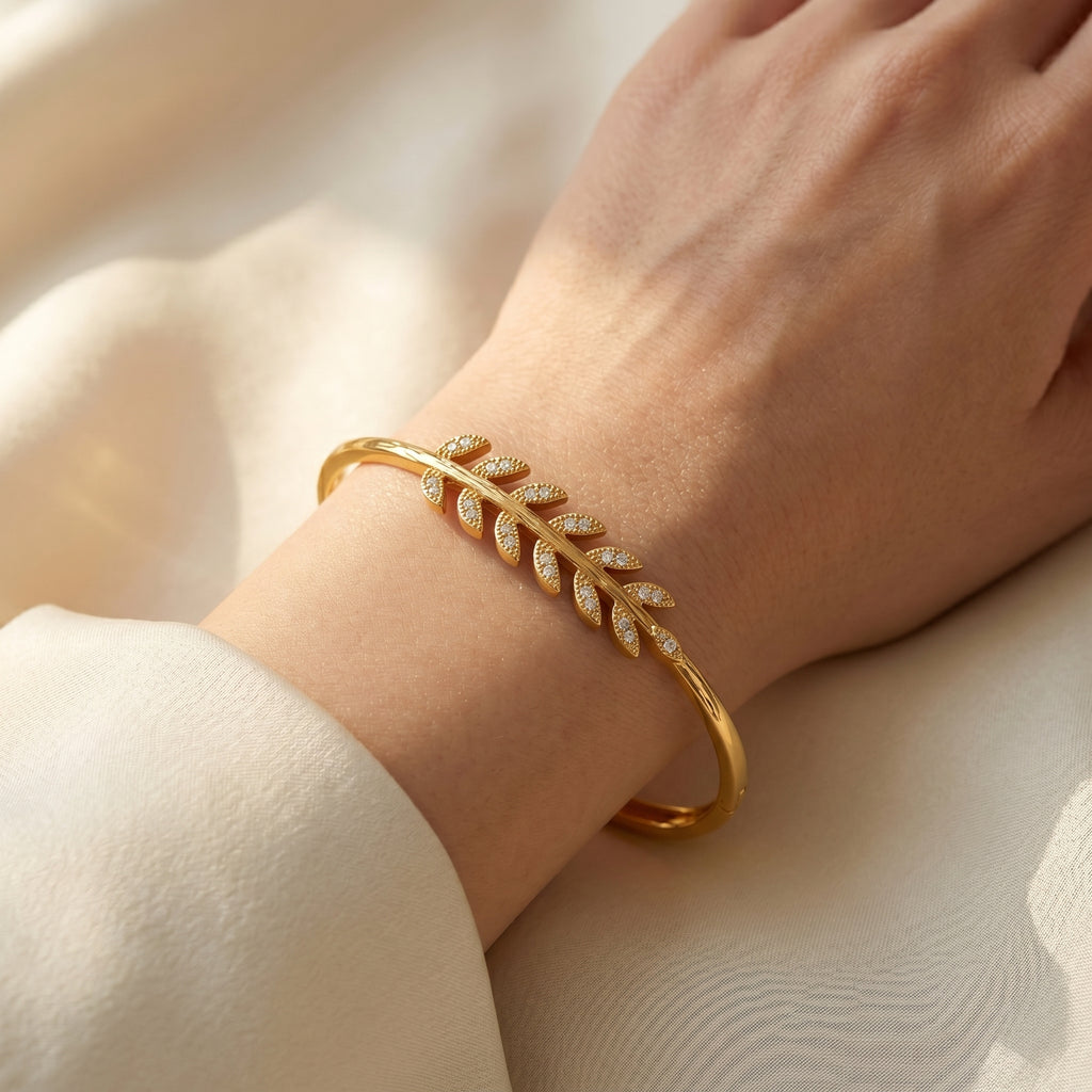 Mayabi Xyla - 18K Gold Plated Bangle