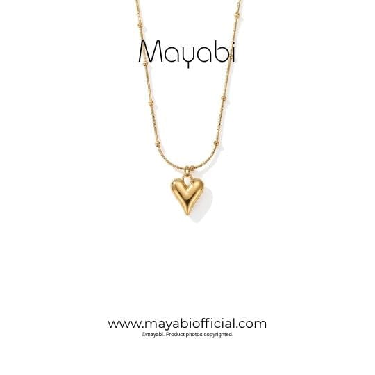 Mayabi Rosy - 18K Gold Plated Necklace — Mayabi Official, image 1