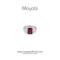 Mayabi Ruby Royal – Silver Ring — Mayabi Official, image 1