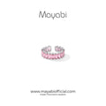Mayabi Pink Spark - Silver Ring — Mayabi Official, image 1