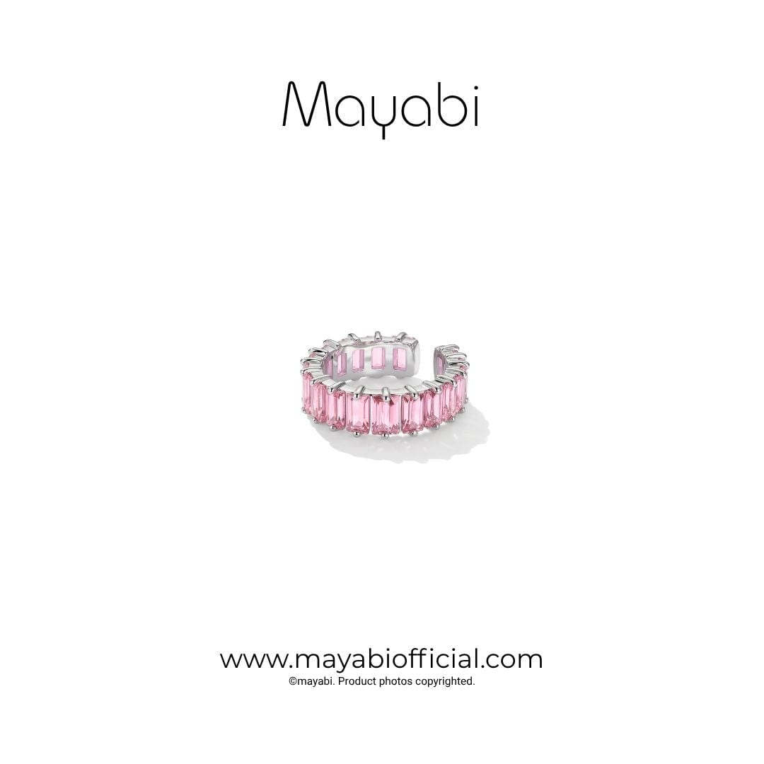 Mayabi Pink Spark - Silver Ring — Mayabi Official, image 2