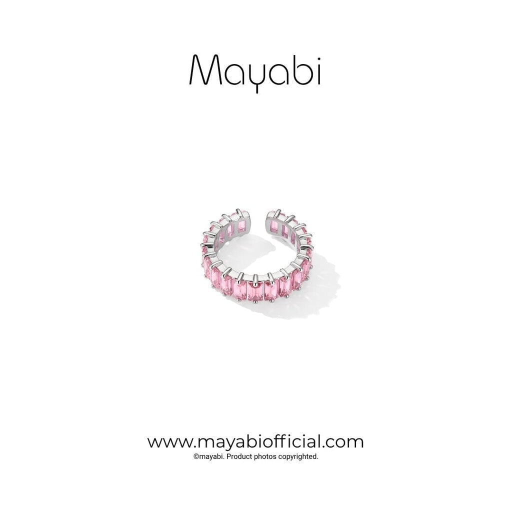 Mayabi Pink Spark - Silver Ring — Mayabi Official, image 3