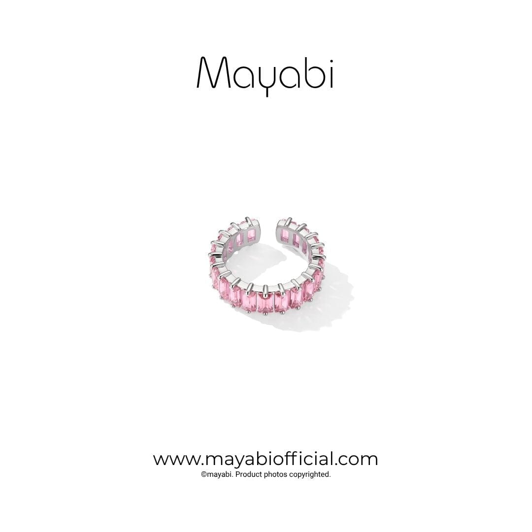 Mayabi Pink Spark - Silver Ring — Mayabi Official, image 3