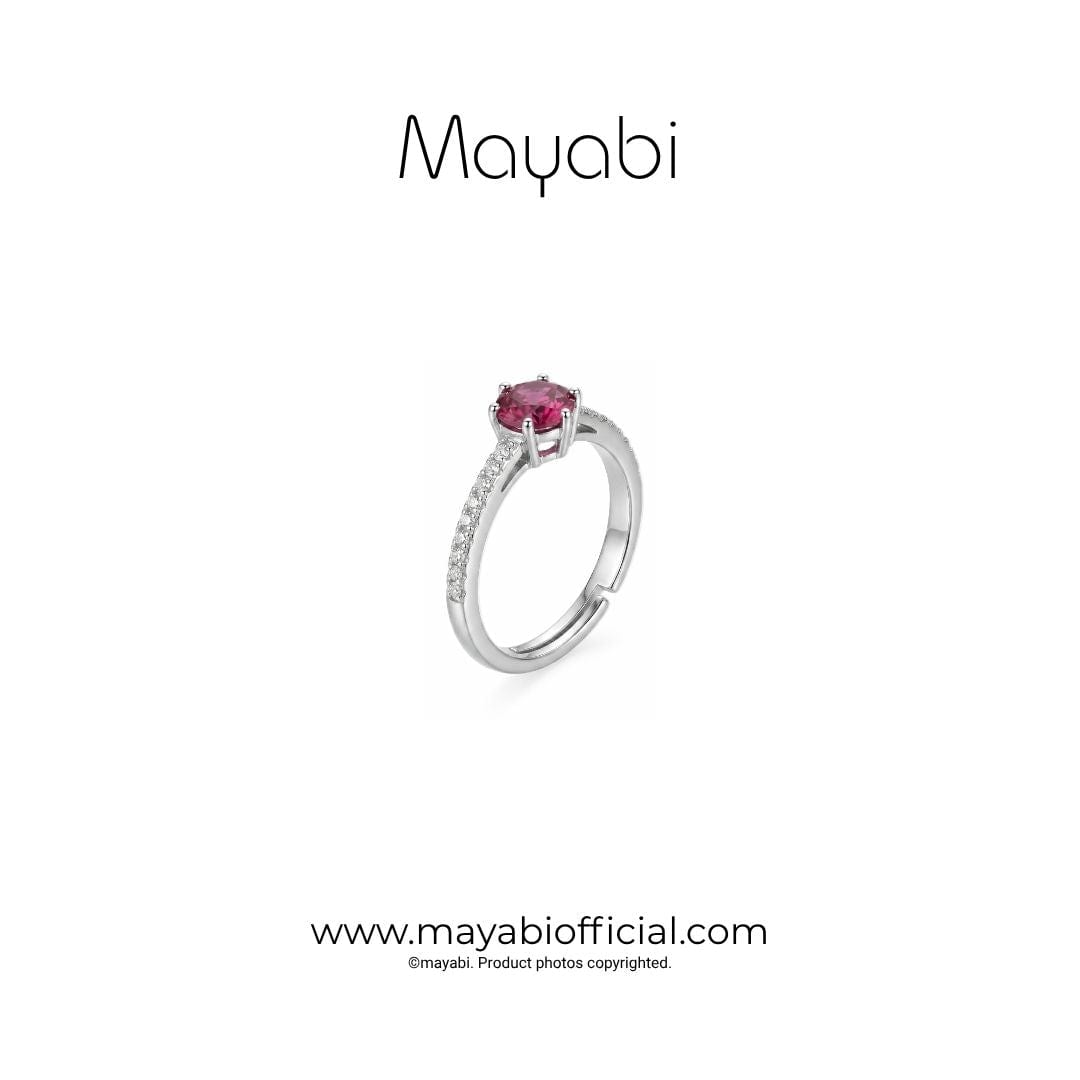 Mayabi Royal Rose – Silver Ring — Mayabi Official, image 2