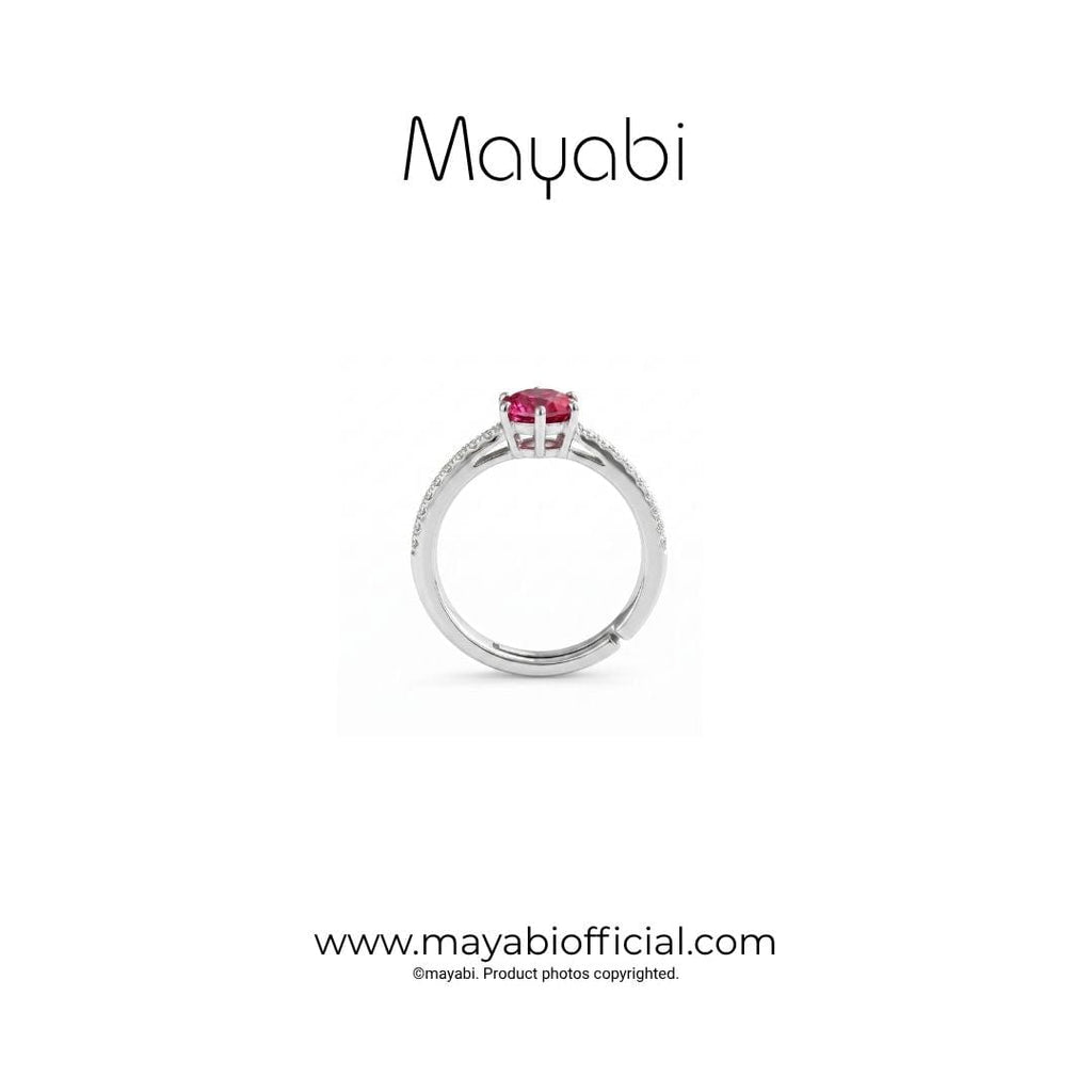 Mayabi Royal Rose – Silver Ring — Mayabi Official, image 3