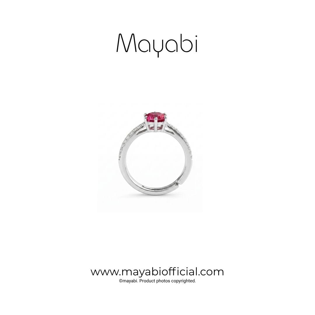 Mayabi Royal Rose – Silver Ring — Mayabi Official, image 3