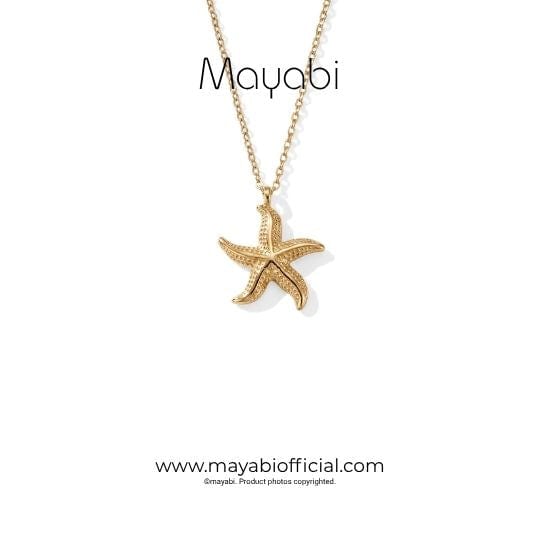 Mayabi Ocean Star - 18K Gold Plated Necklace — Mayabi Official, image 1