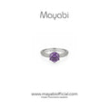 Mayabi Royal Violet – Silver Ring — Mayabi Official, image 1